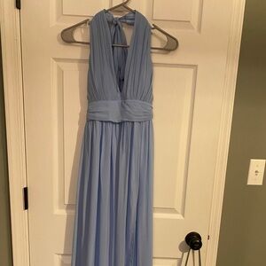 Lulus Blue Halter Dress